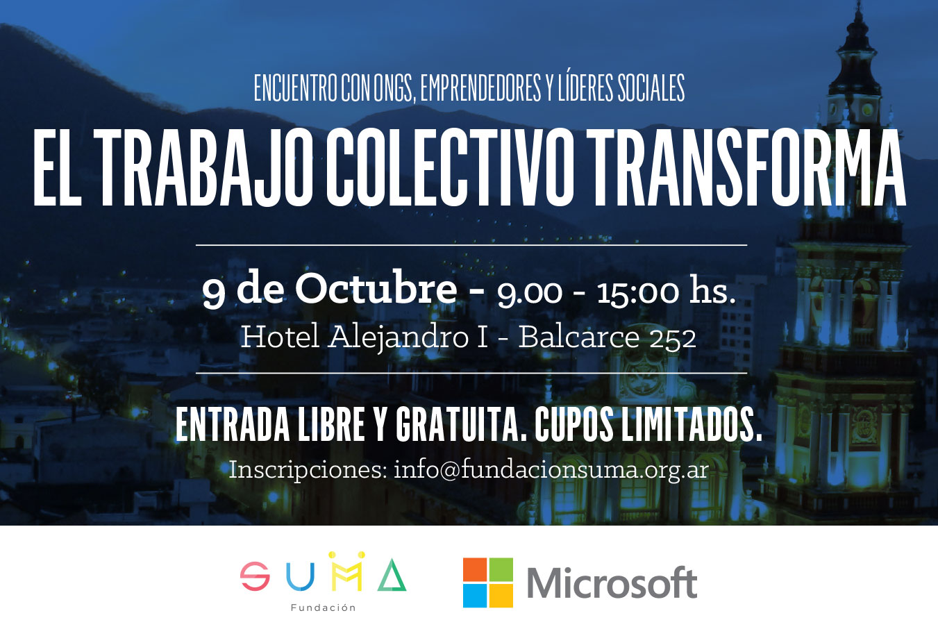 Jornada gratuita  para líderes sociales y referentes de ONGs