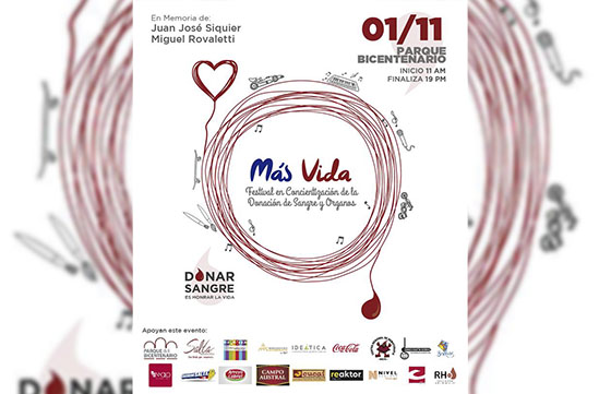 Festival “Más Vida” en el Parque del Bicentenario