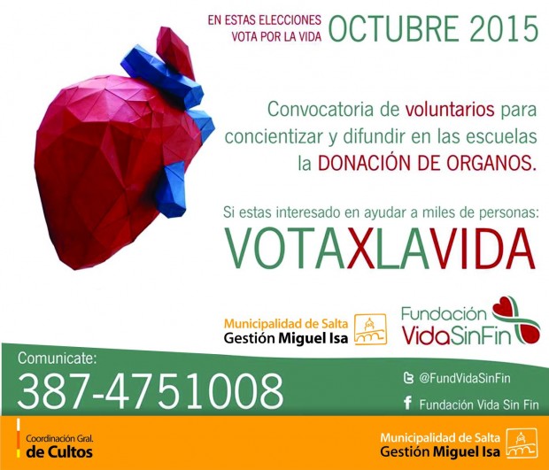 #SialaVida: Fundación Vida sin Fin busca a voluntarios