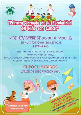 Primera Jornada de Escolaridad del niño con cáncer