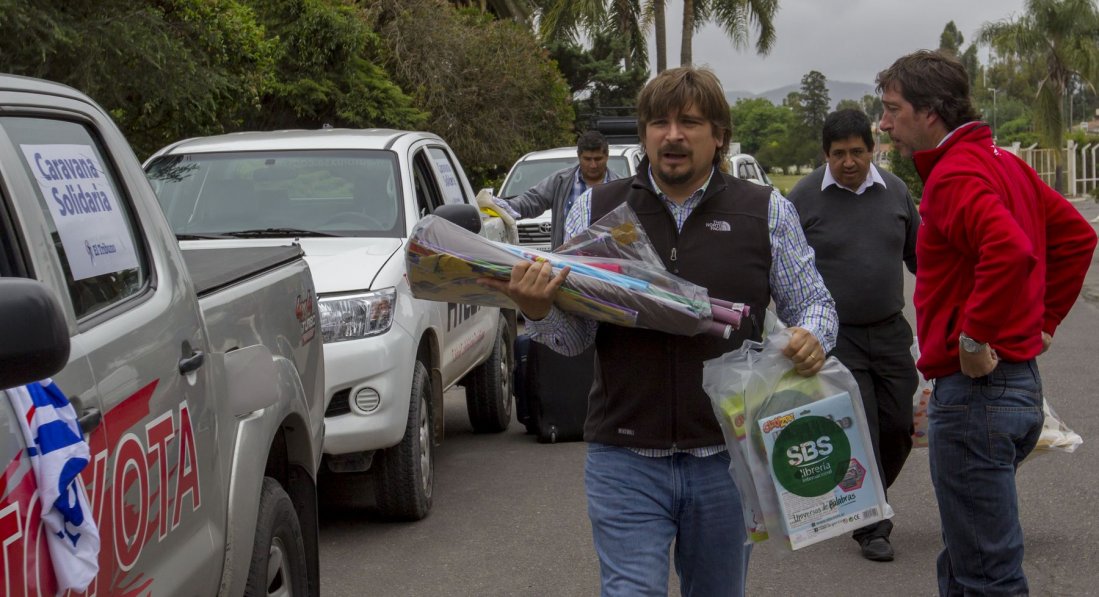 Partió la Caravana Solidaria hacia La Puna