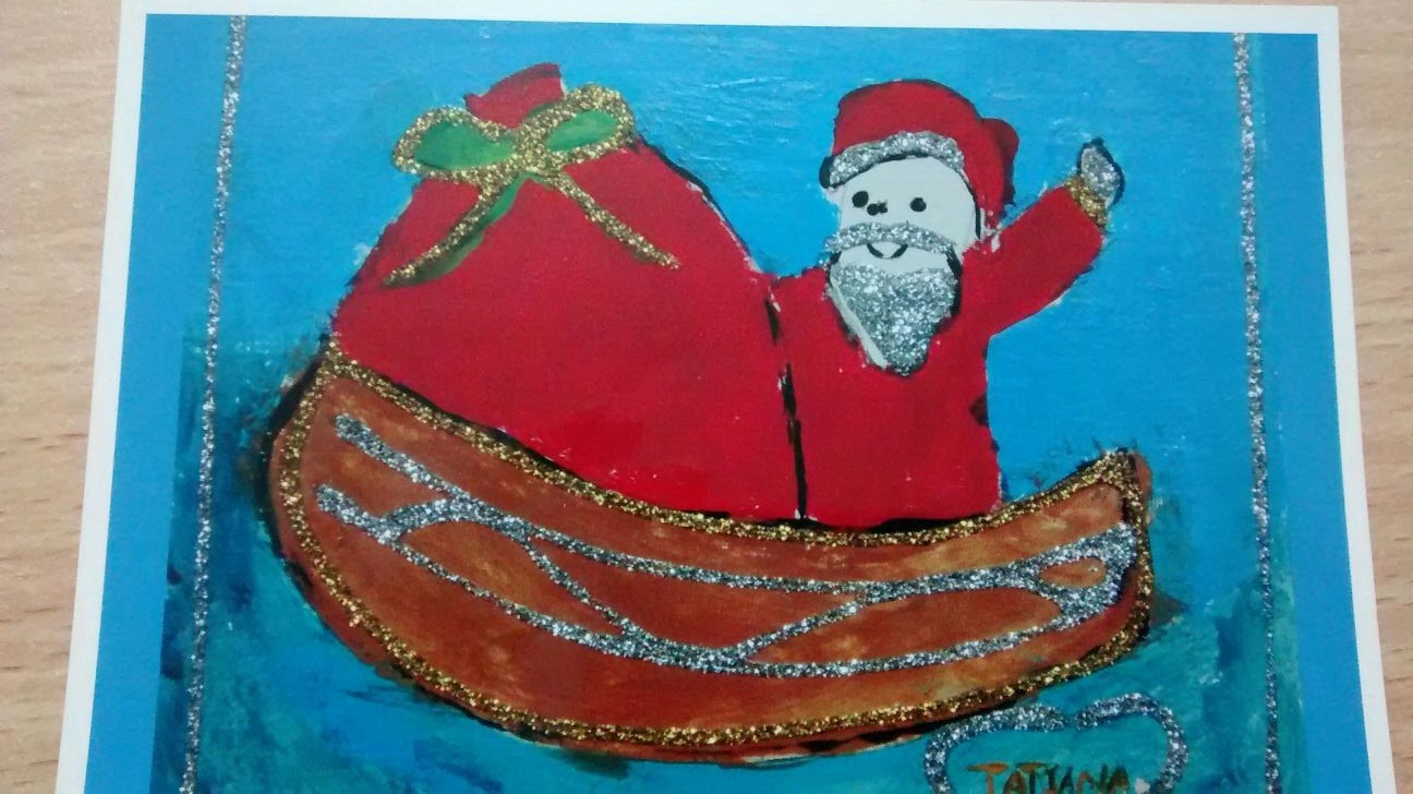 Tarjetas navideñas ideales para las Fiestas de fin de año realizadas por niños de HOPe