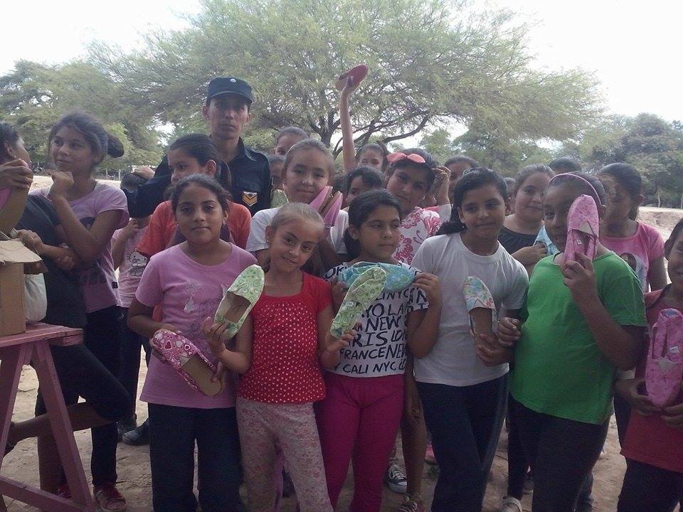 Niños de la Unión agradecieron las donaciones recibidas