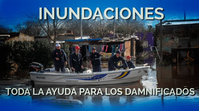 Campaña Solidaria: La Policia de la Provincia se solidariza con los inundados del Litoral