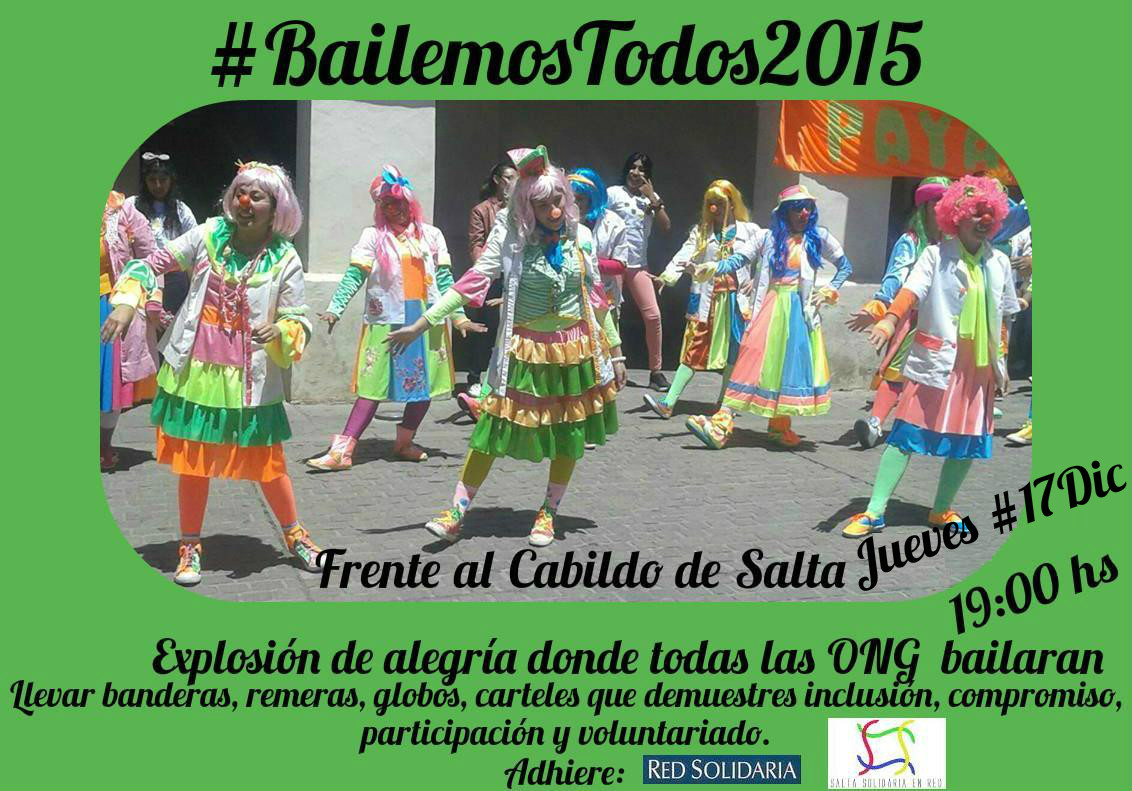 Los salteños se suman a la movida nacional #BailemosTodos2015