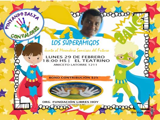 Fundación “Pintando Salta con Valores” presenta “SuperAmigos” en el Teatrino