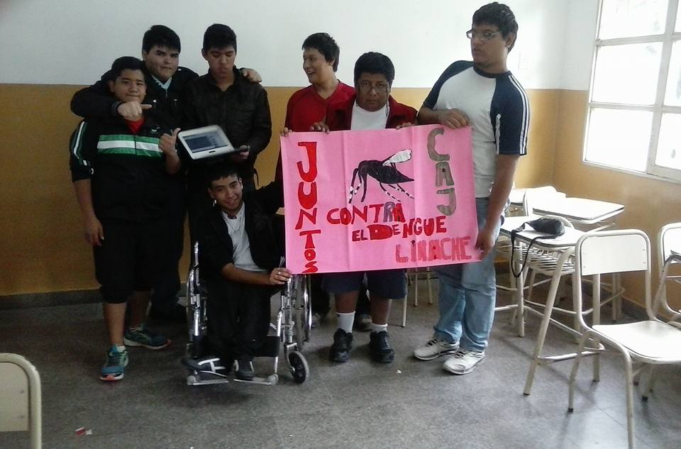 Jóvenes del CAJ de Limache se suman a la campaña “Todos contra el dengue”