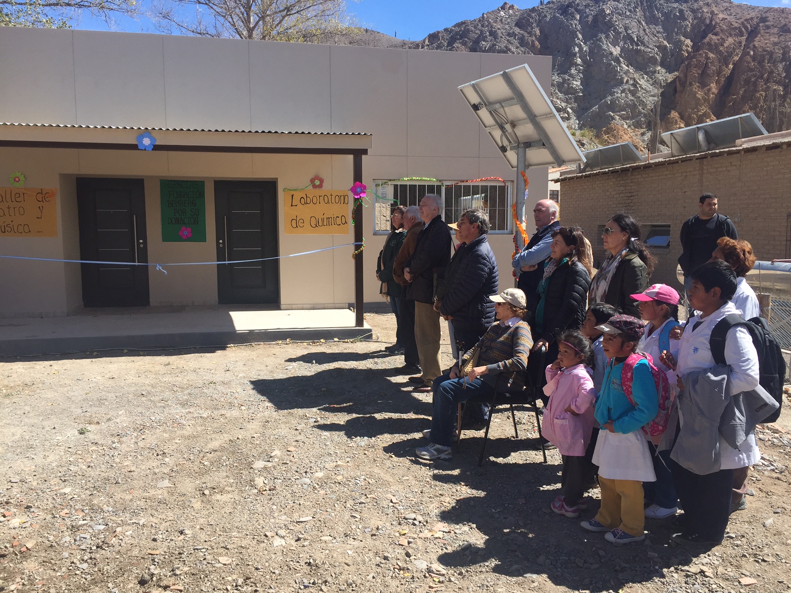 Inauguración de talleres y laboratorio del Colegio El Alfarcito