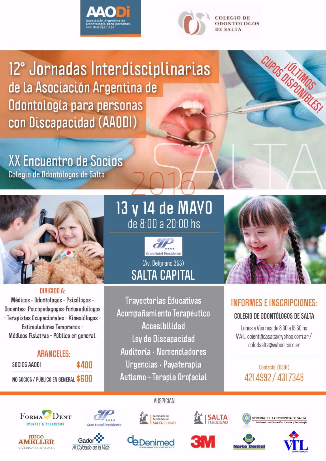 Lanzamiento 12ª Jornadas Interdisciplinarias AAODi