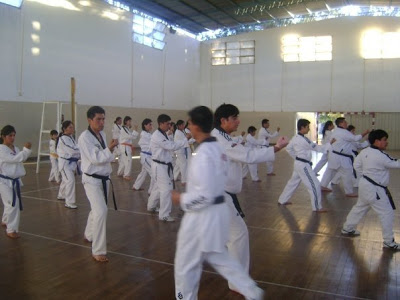 Clases de taekwondo en el CIC de Unión