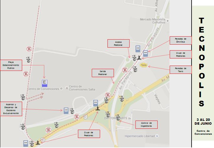 Gran operativo de Tránsito para Técnopolis