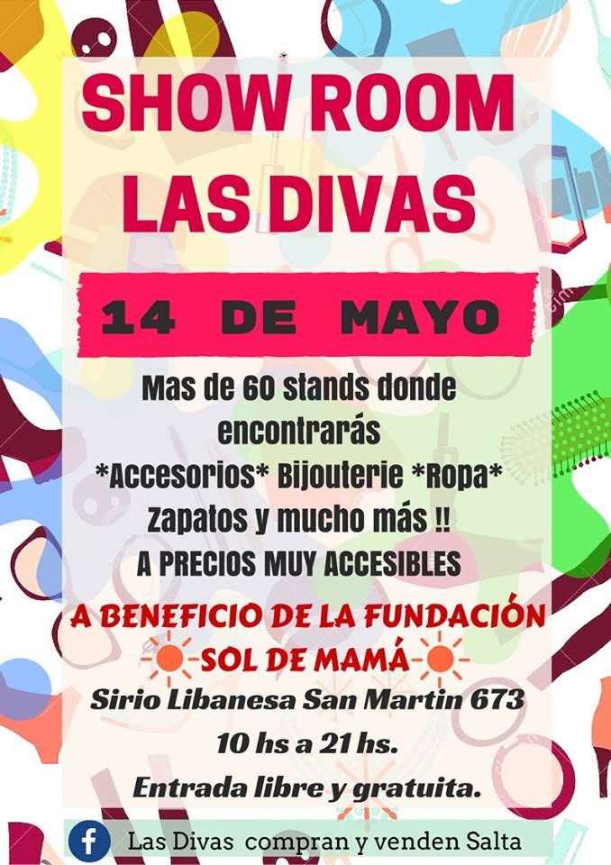 Show Room “Las Divas” a beneficio de la Fundación Sol de Mamá