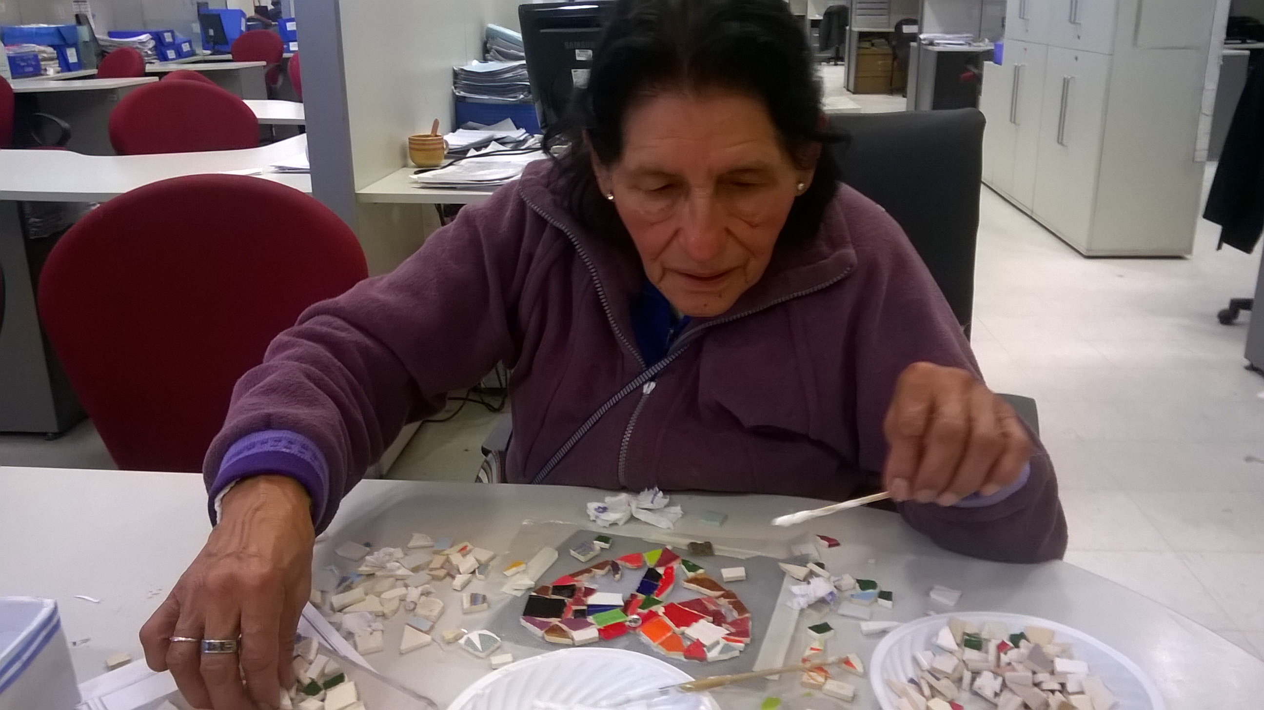 Isaura Villa, una voluntaria sin limites y con ganas de ayudar