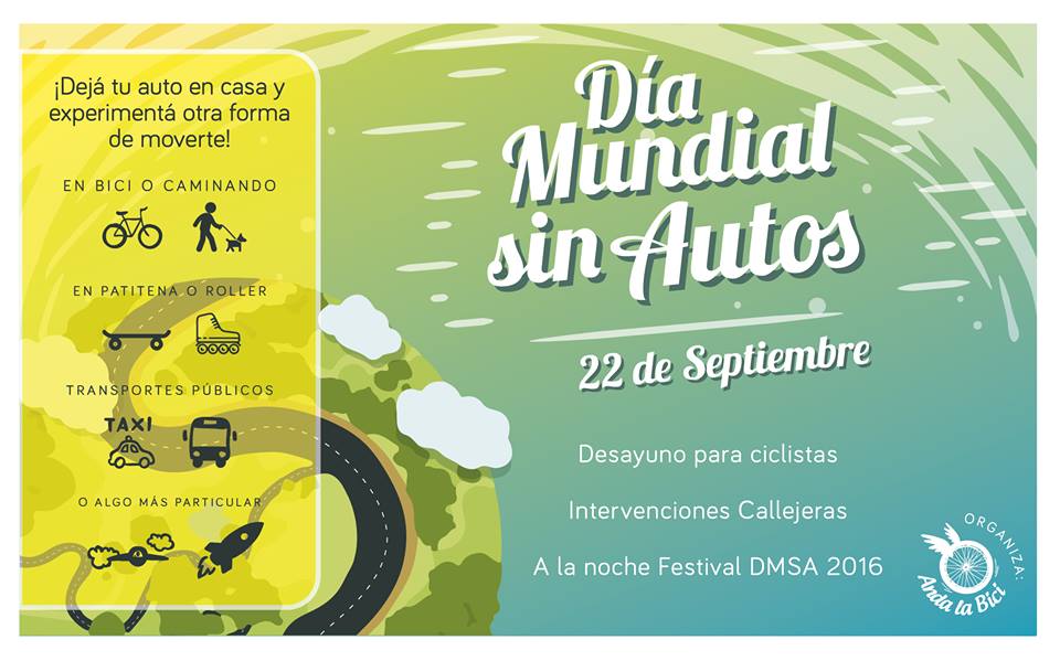 Anda La bici promueve actividades por el Día mundial sin automóvil