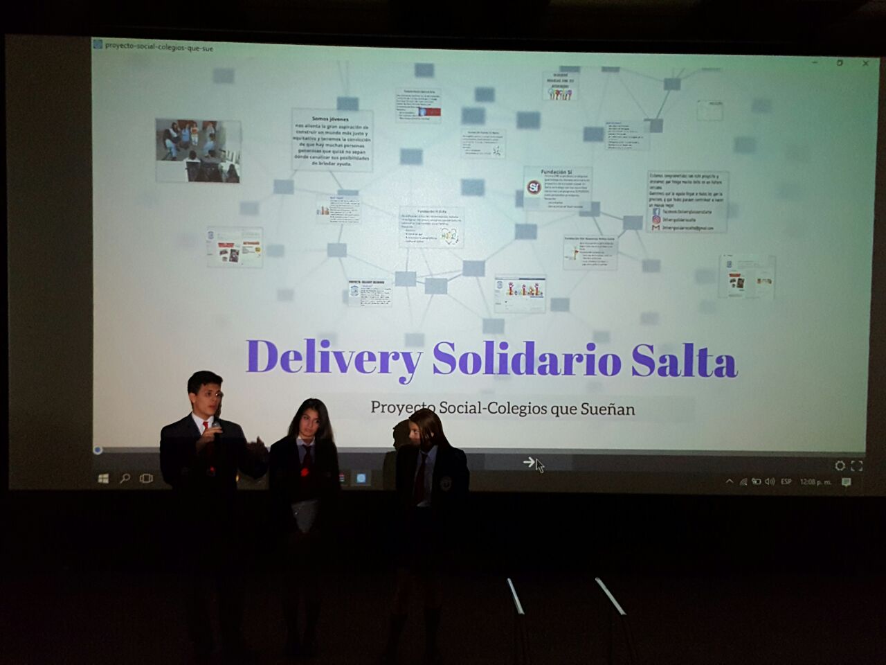 Jóvenes del Colegio Belgrano crearon el Primer Delivery Solidario de Salta