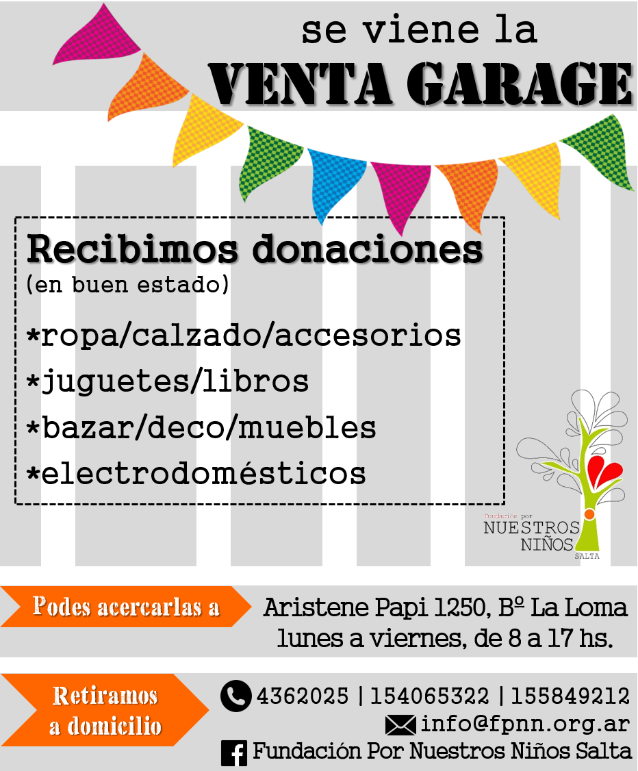 Fundación por Nuestros Niños realiza la nueva edición de venta garage