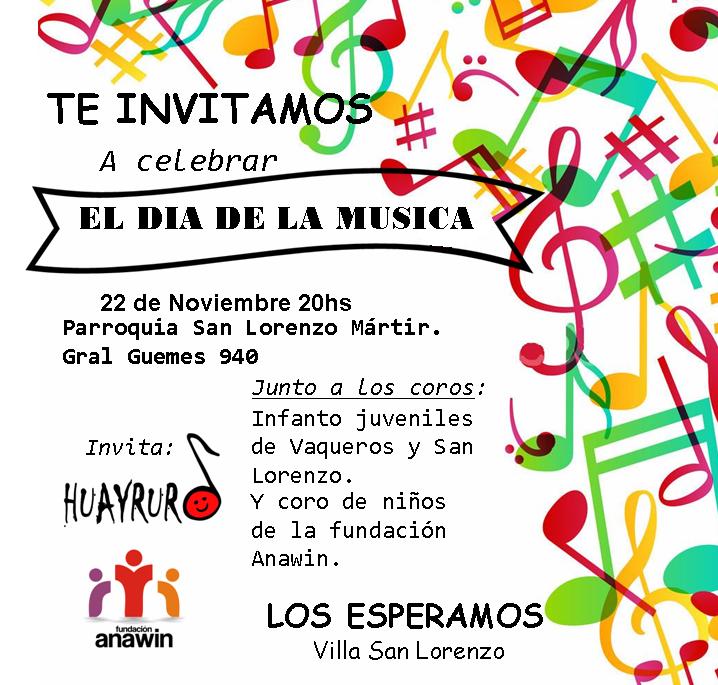 Se viene el día de la música a lo grande con coros y orquestas