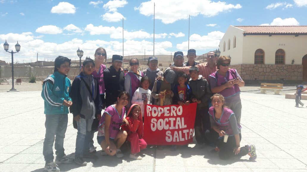 El Ropero Social Salta llegó hasta San Antonio de los Cobres