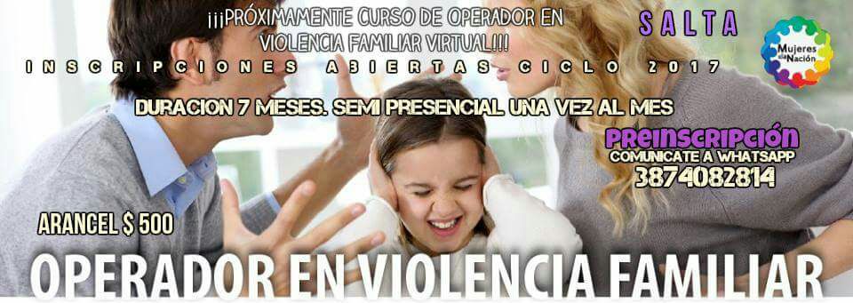 Curso  de operador en violencia familiar