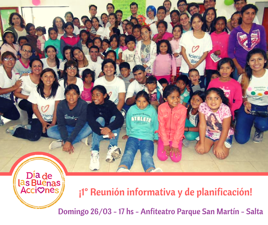 Organizaciones Sociales de la ciudad planifican el Día de las Buenas Acciones 2017