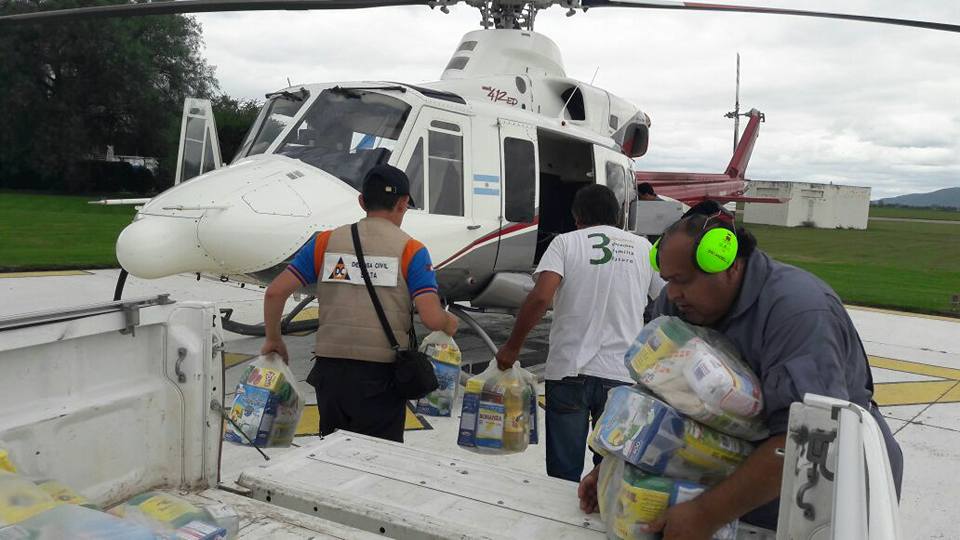 Intenso trabajo del Comité de Emergencia asistiendo a familias afectadas por las inundaciones