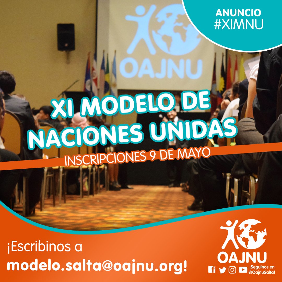 OAJNU Lanza el XI Modelo de Naciones Unidas