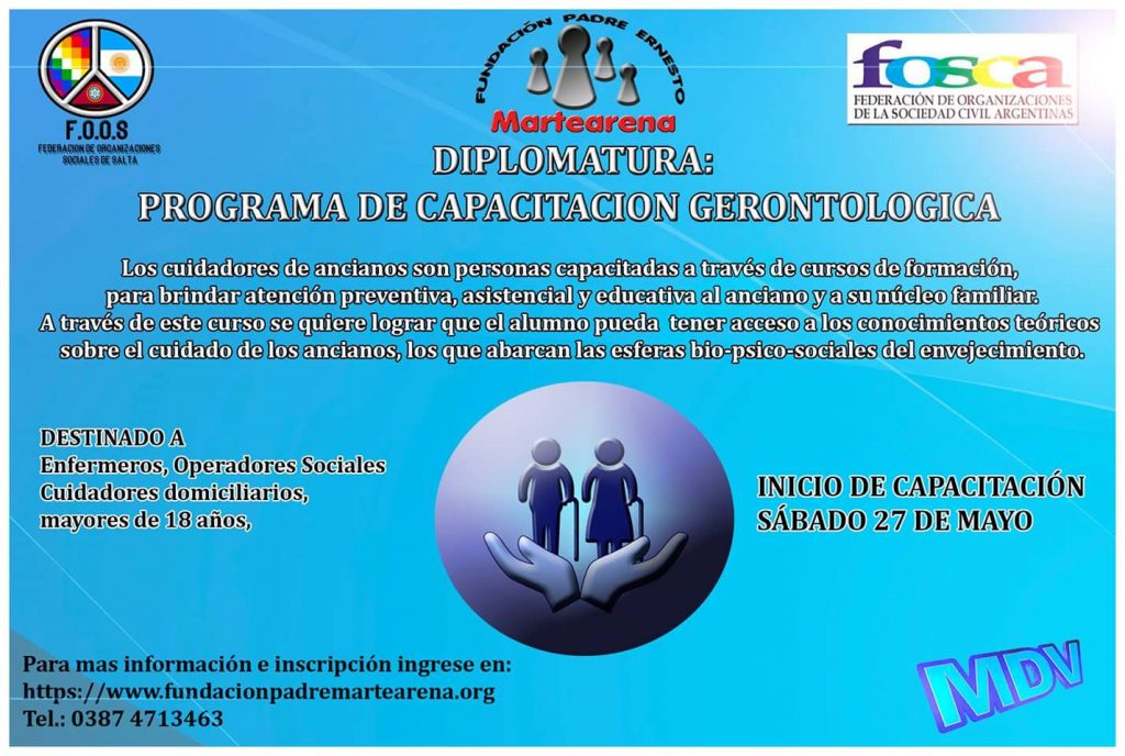 Diplomatura: Programa de Capacitación gerontológica