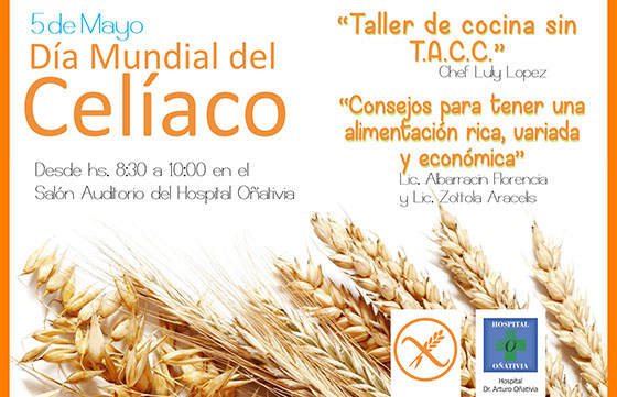 Se realizará un taller de cocina para celíacos en el hospital Oñativia