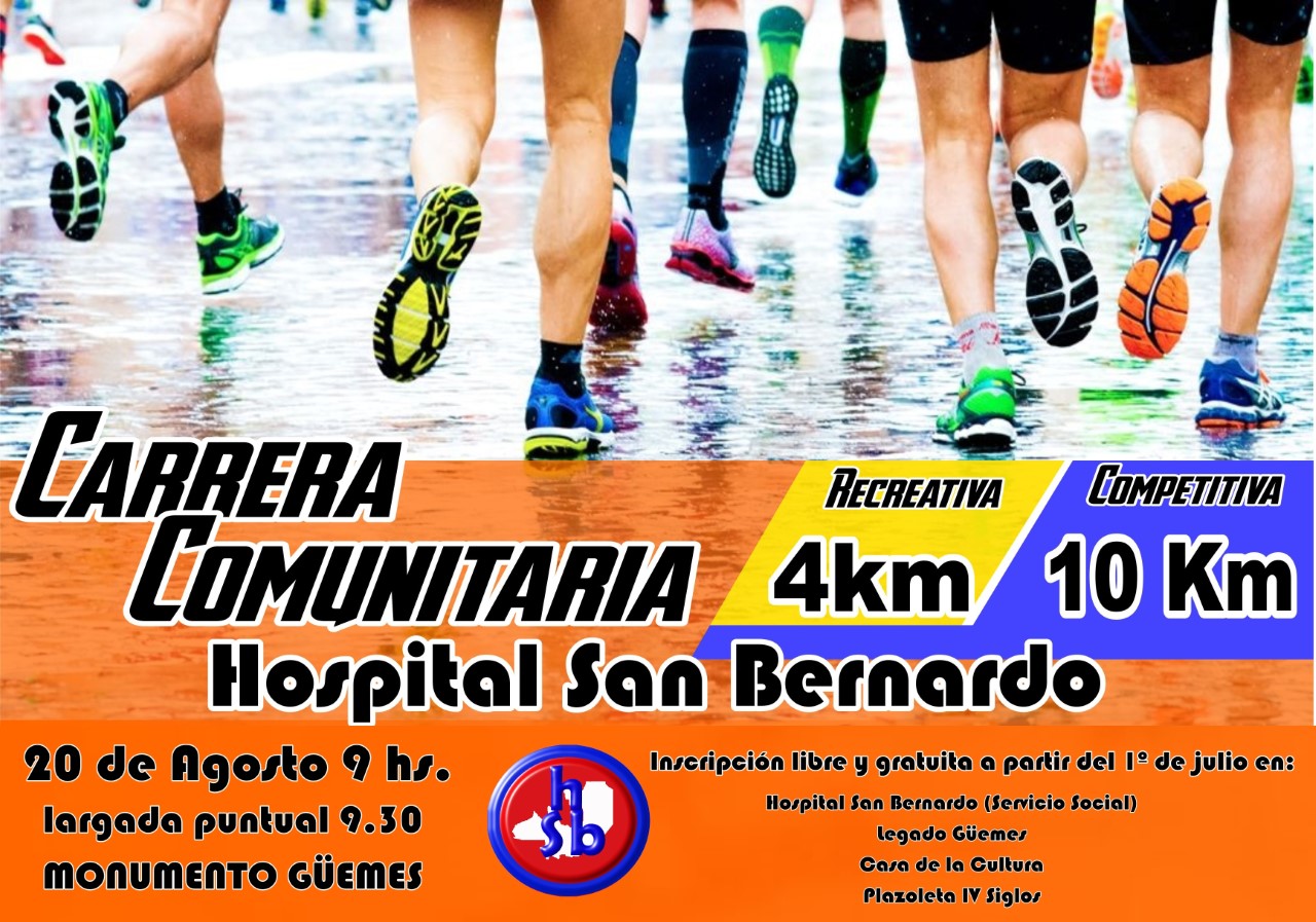 Están abiertas las inscripciones para participar de la Primera Carrera del San Bernardo