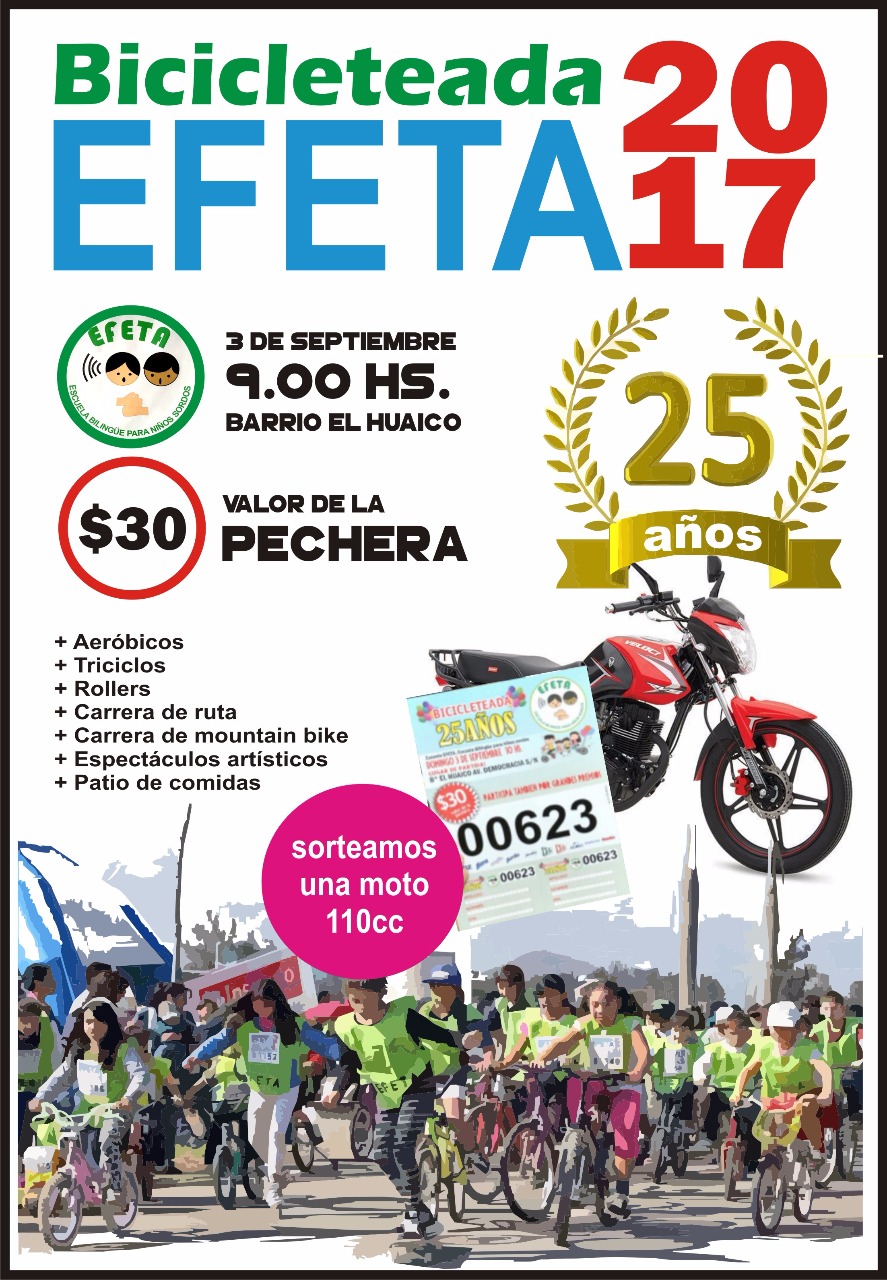 EFETA se prepara para una nueva bicicleteada