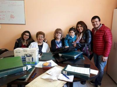 Jovenes estudiantes donaron un equipamiento al Hospital Militar