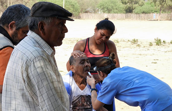 Importante operativo socio sanitario en el  departamento de Rivadavia