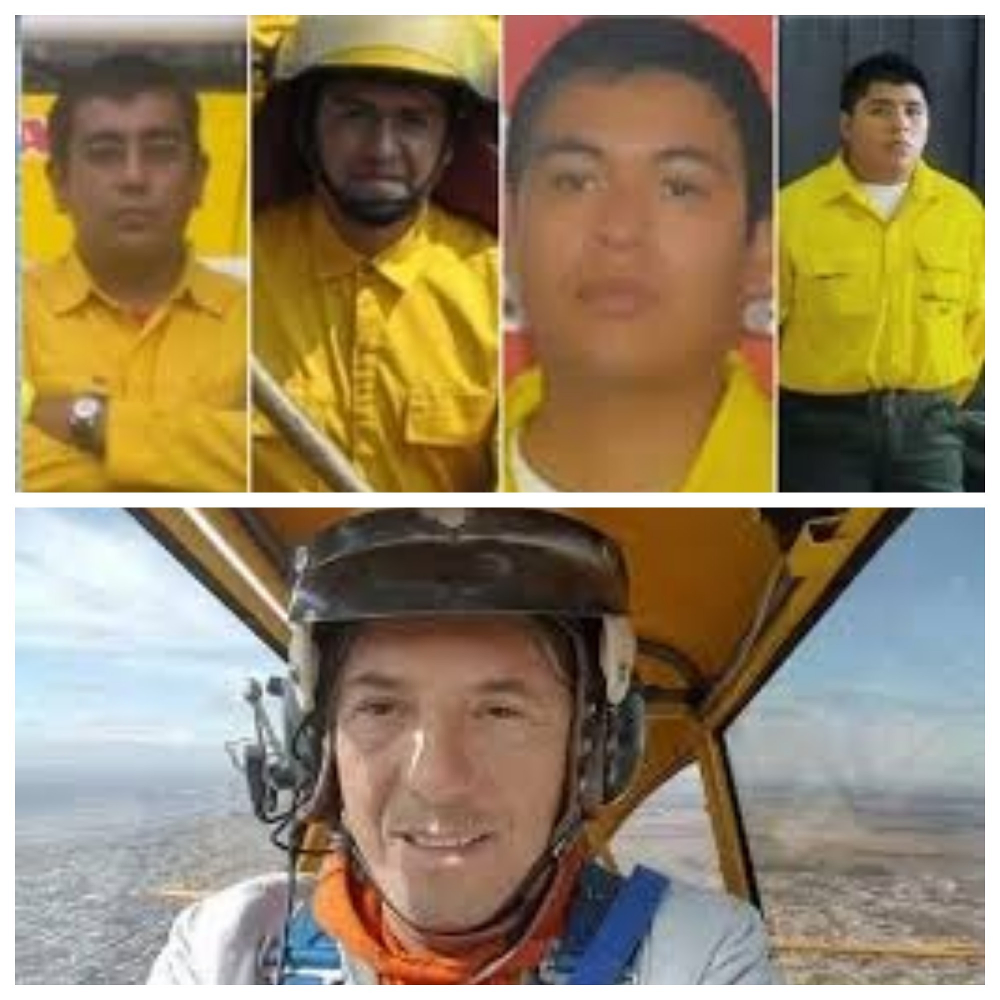 Homenaje a los brigadistas fallecidos en Guachipas y al piloto de la avioneta hidrante caída en La Caldera