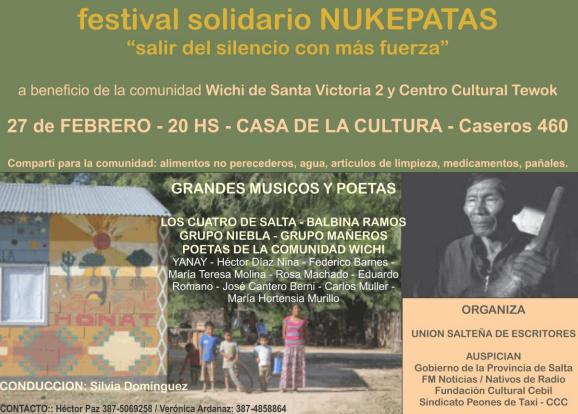 Festival solidario Nukepatas “salir del silencio con más fuerza”