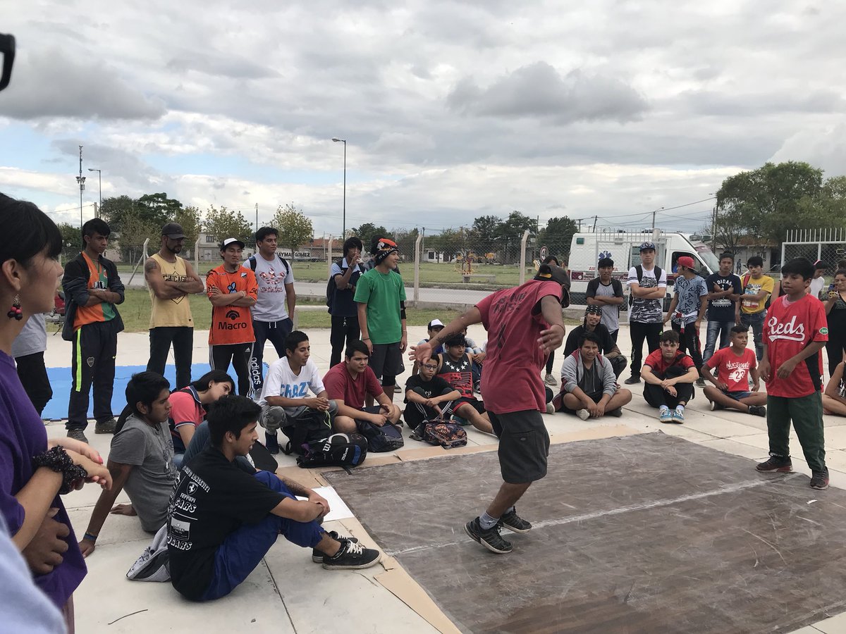 Jóvenes realizaron la Primera batalla urbana de hip-hop y rap