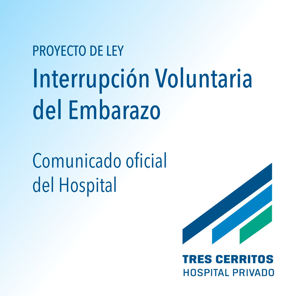 El Hospital Privado Tres Cerritos comunica que no practicarán los abortos