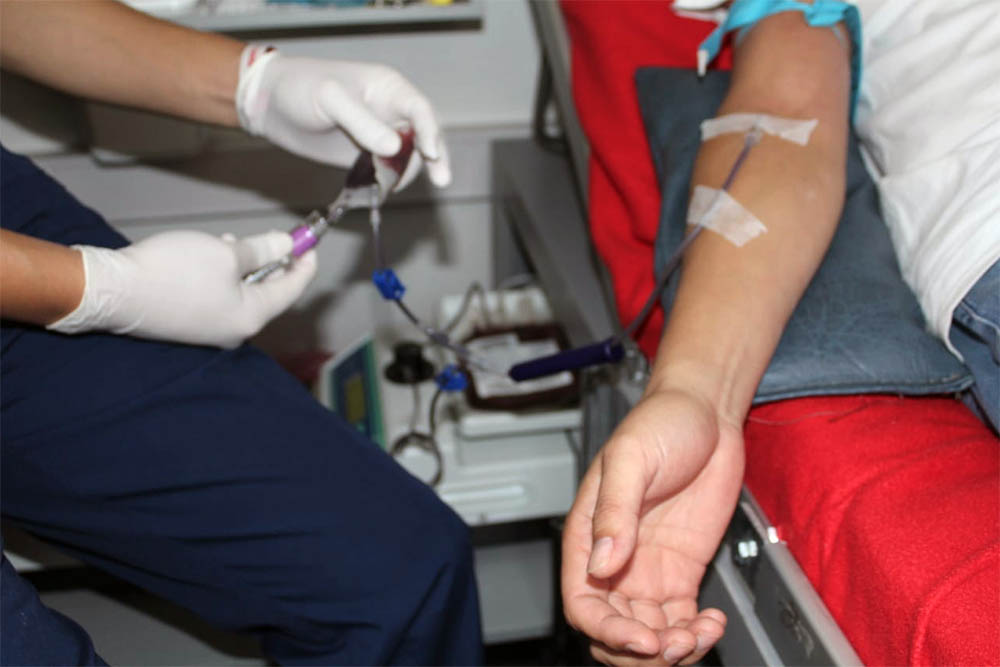 Persiste la necesidad de donantes de sangre y plaquetas