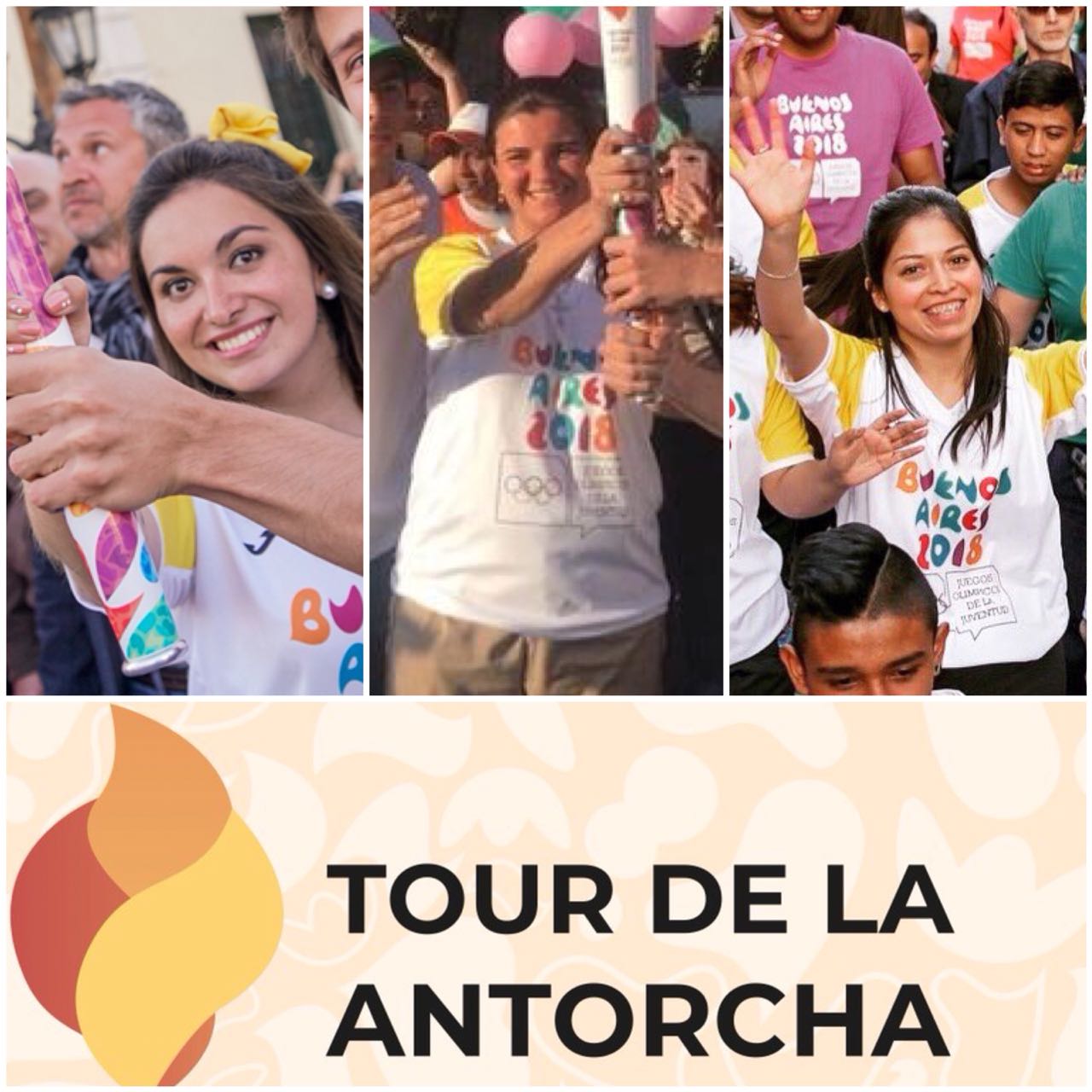 Tres referentes sociales fueron relevistas del Tour de Antorcha de los Juegos Olímpicos