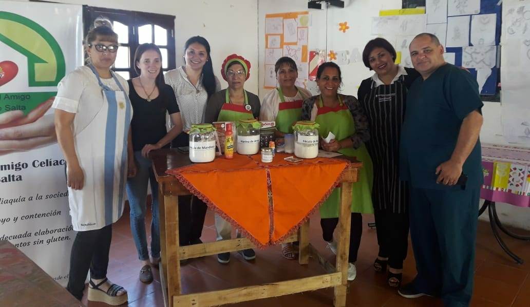 Casa del Amigo Celíaco Salta inició capacitaciones sobre abordaje de celiaquía en Anta