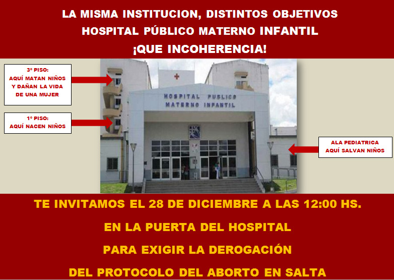 Salteños ProVida piden a Urtubey la derogación del protocolo del aborto