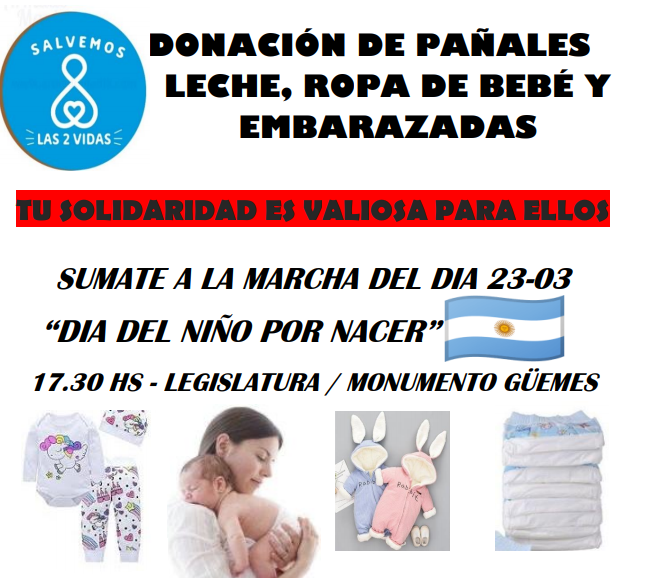 Convocan a vecinos a donar ropa, pañales y leche para bebés recién nacidos