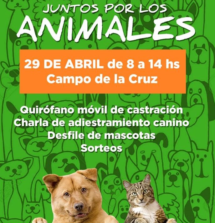 “Juntos por los animales”, el festival municipal en el Campo La Cruz