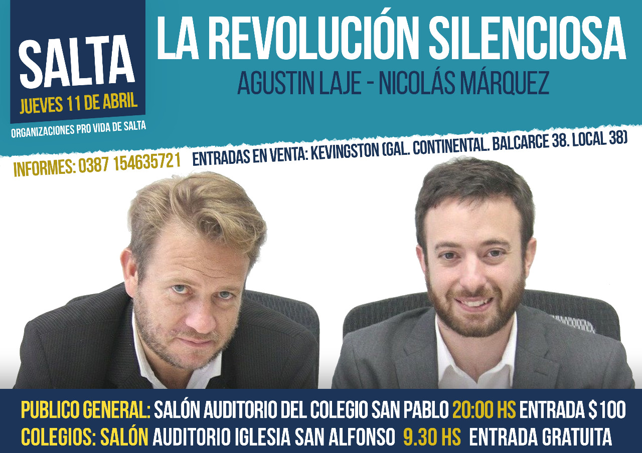 Agustín Laje y Nicolás Márquez llegan a Salta