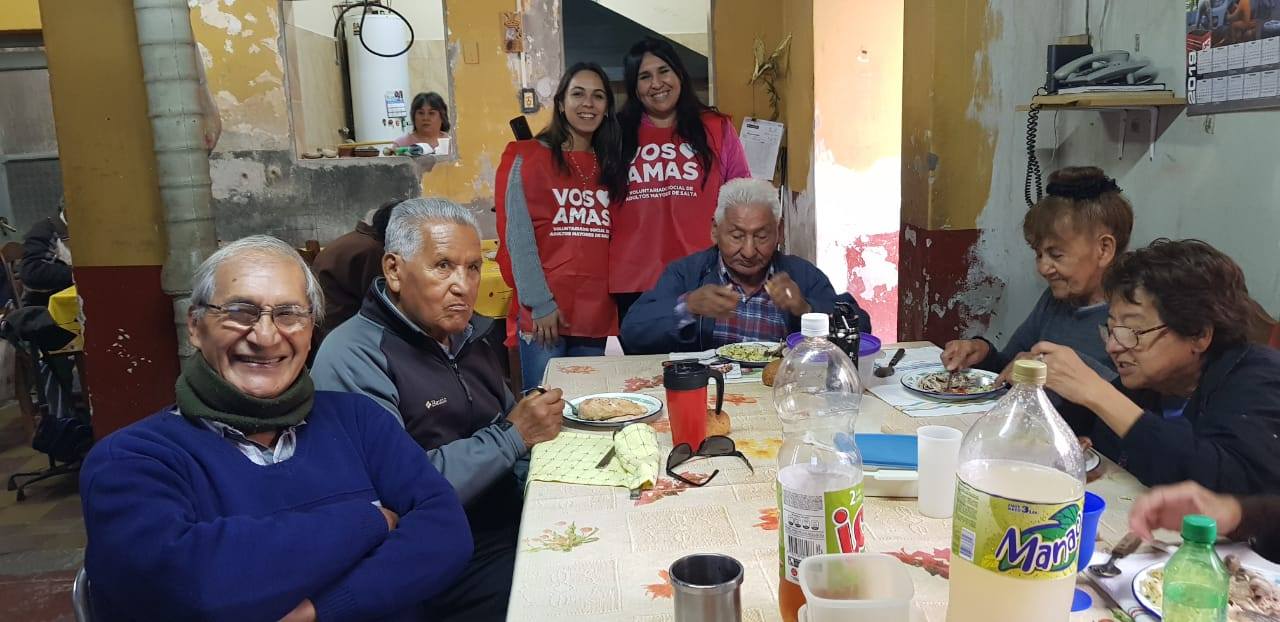 Voluntarios visitaron el comedor del barrio Hernando de Lerma