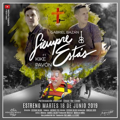 Gabriel Bazán sacó el nuevo single, “Siempre Estás”