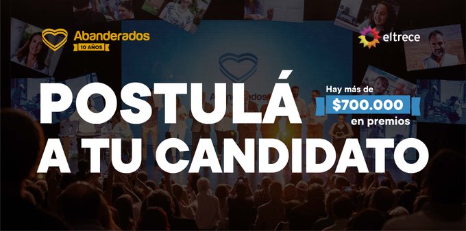 Están abiertas las postulaciones para el Premio Abanderados de la Argentina Solidaria 2019