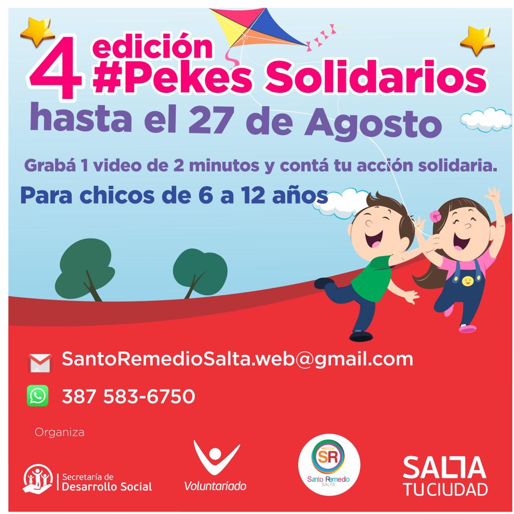 Se viene la 4º edición de  #PekesSolidarios