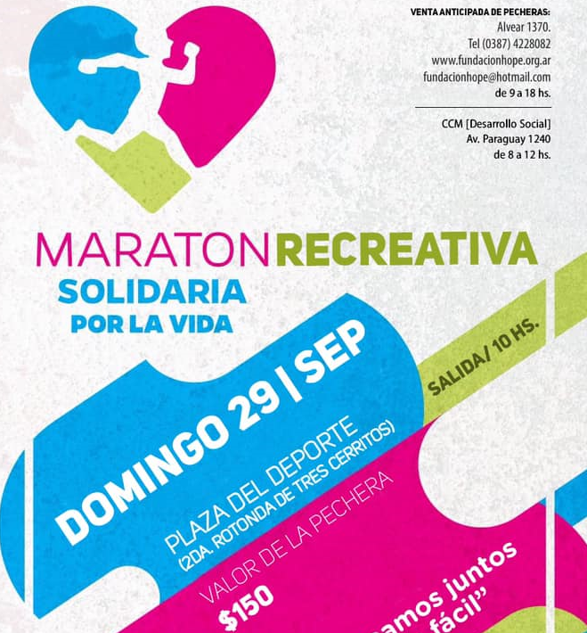 Fundación HOPe realiza la “Maratón Solidaria Por la Vida”