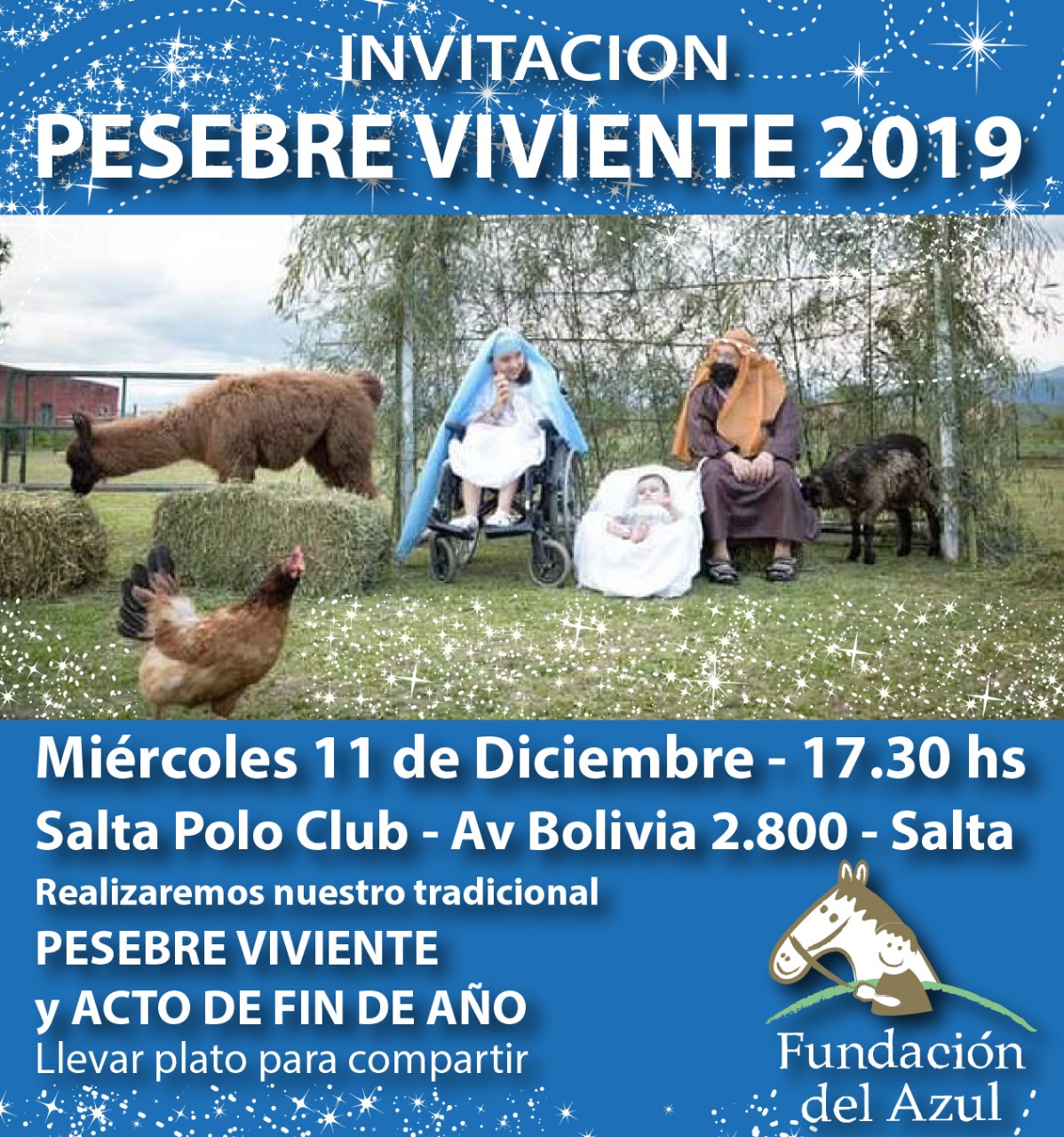 En el Salta Polo Club se realizará un pesebre viviente