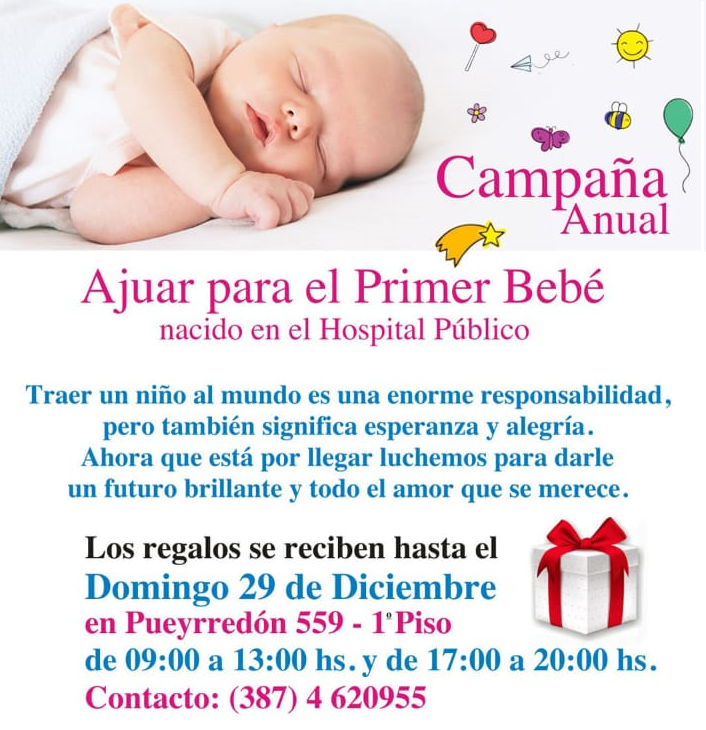 El Instituto para el Desarrollo Social prepara el ajuar para el 1° bebé del año